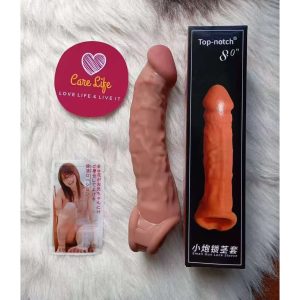 Top-notch Real Skin Silicone Condoms 8 inch